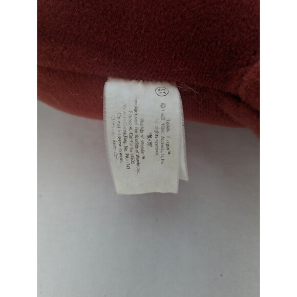 Vintage Teddy Ruxpin 14" Plush Bear Toy Worlds of Wonder 1985 Teddy Bear - Picture 7 of 8